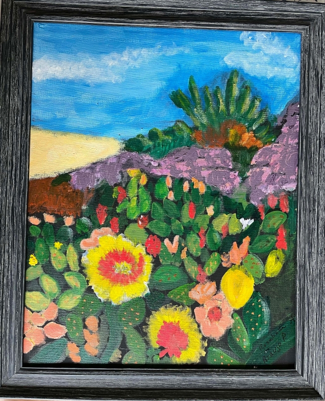 A Bloom by artist Rosalinda Peña